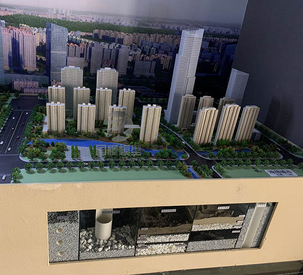 通城县建筑模型